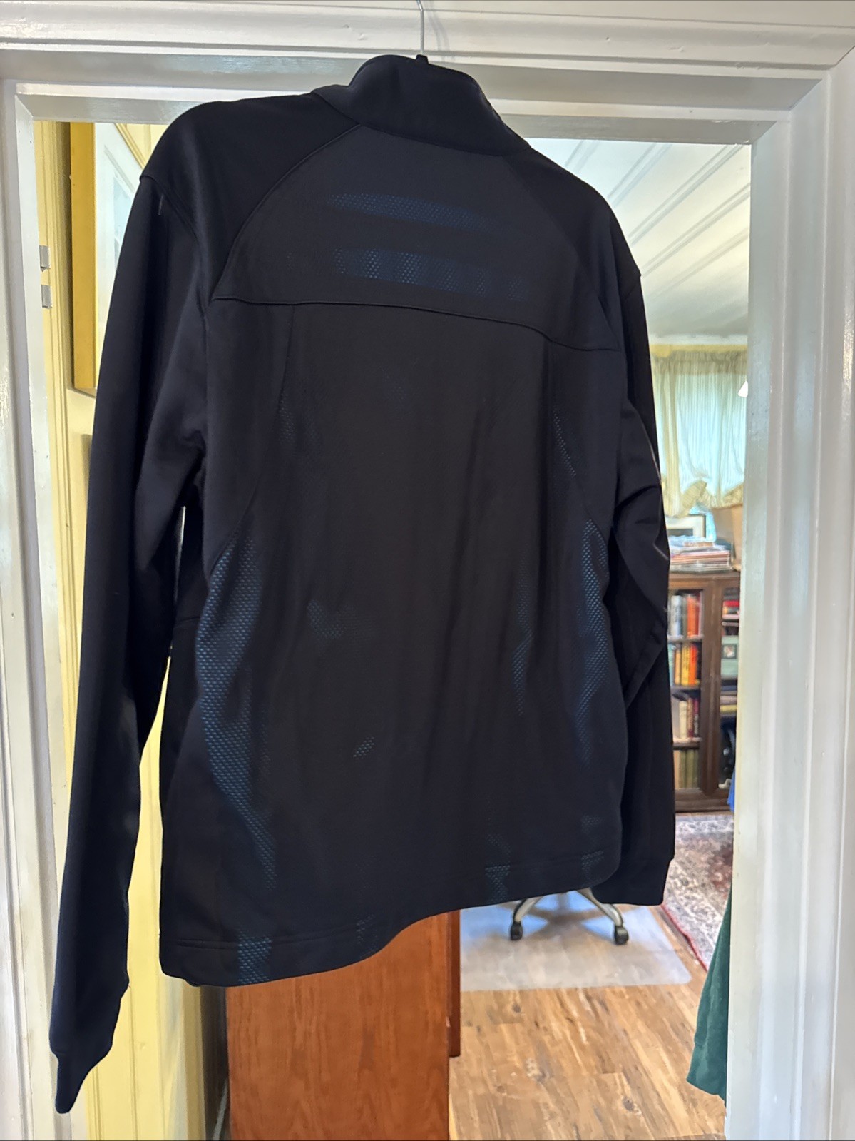 Women’s Small Nike DORAL Golf Pullover Jacket Long Sleeve Black