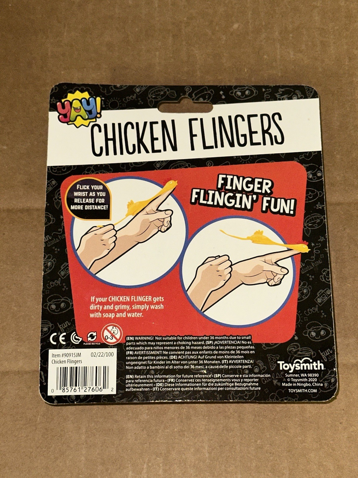 Chicken Flingers! - Soars Up To 30 Feet! Two Per Package! Yay! Toysmith! NEW NOS