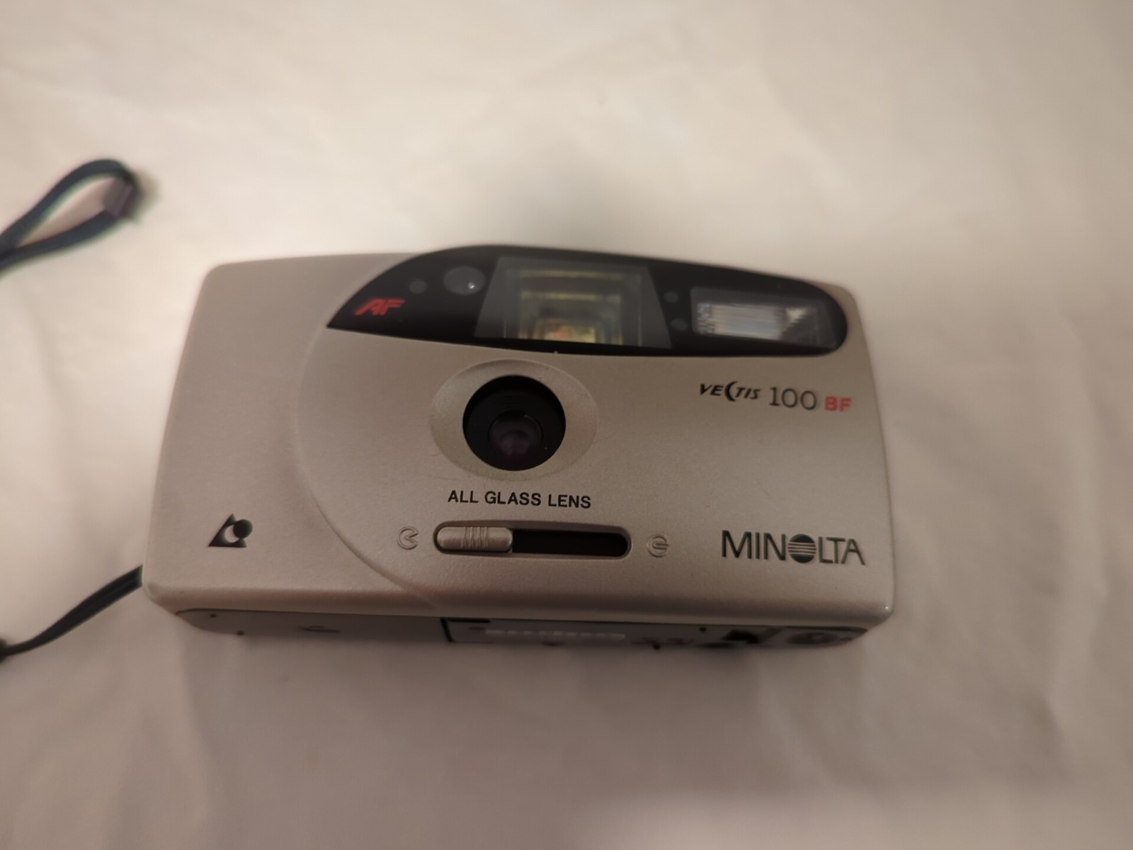 Minolta Vectis 100 BF Silver APS Compact Point & Shoot Camera