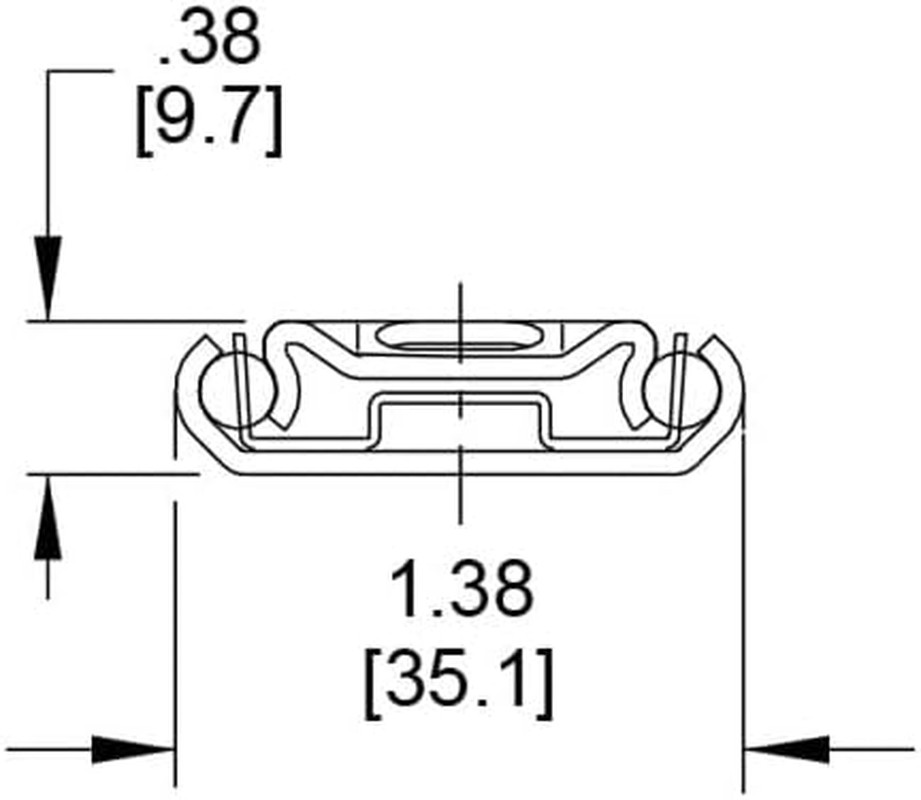 1029 Center Mount Slide 15"