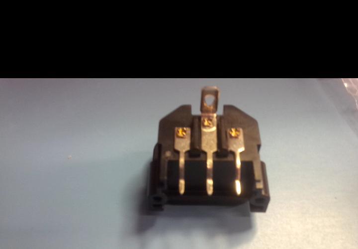 LOT OF (50) NEW SCHURTER GSP2.4103.13 APPLIANCE INLET SCREW MOUNT