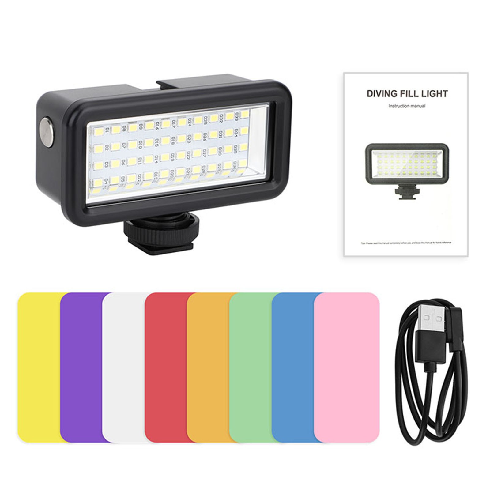 For GoPro10 Mini LED Action3 Accessories Supplementary Light Sports Camera Dive
