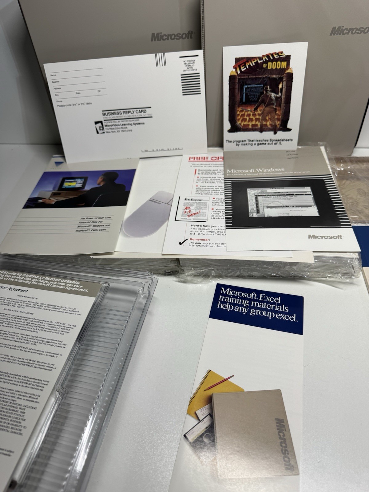 Microsoft Excel for Windows 3.5" Floppy, 1988 Vtg New Unused
