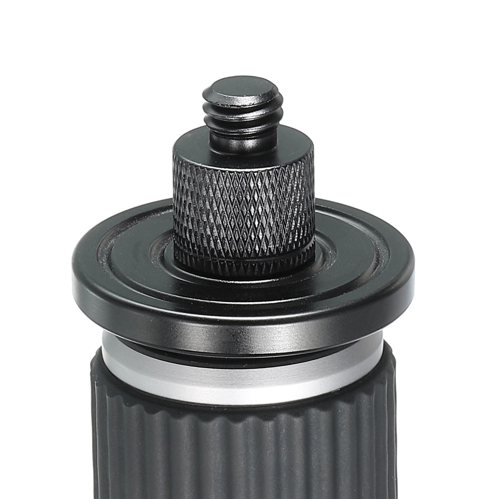 2 Pack,Mic Stand Adapter M6 Male to x 1/4 Male Tripod Screw Double Sides Black