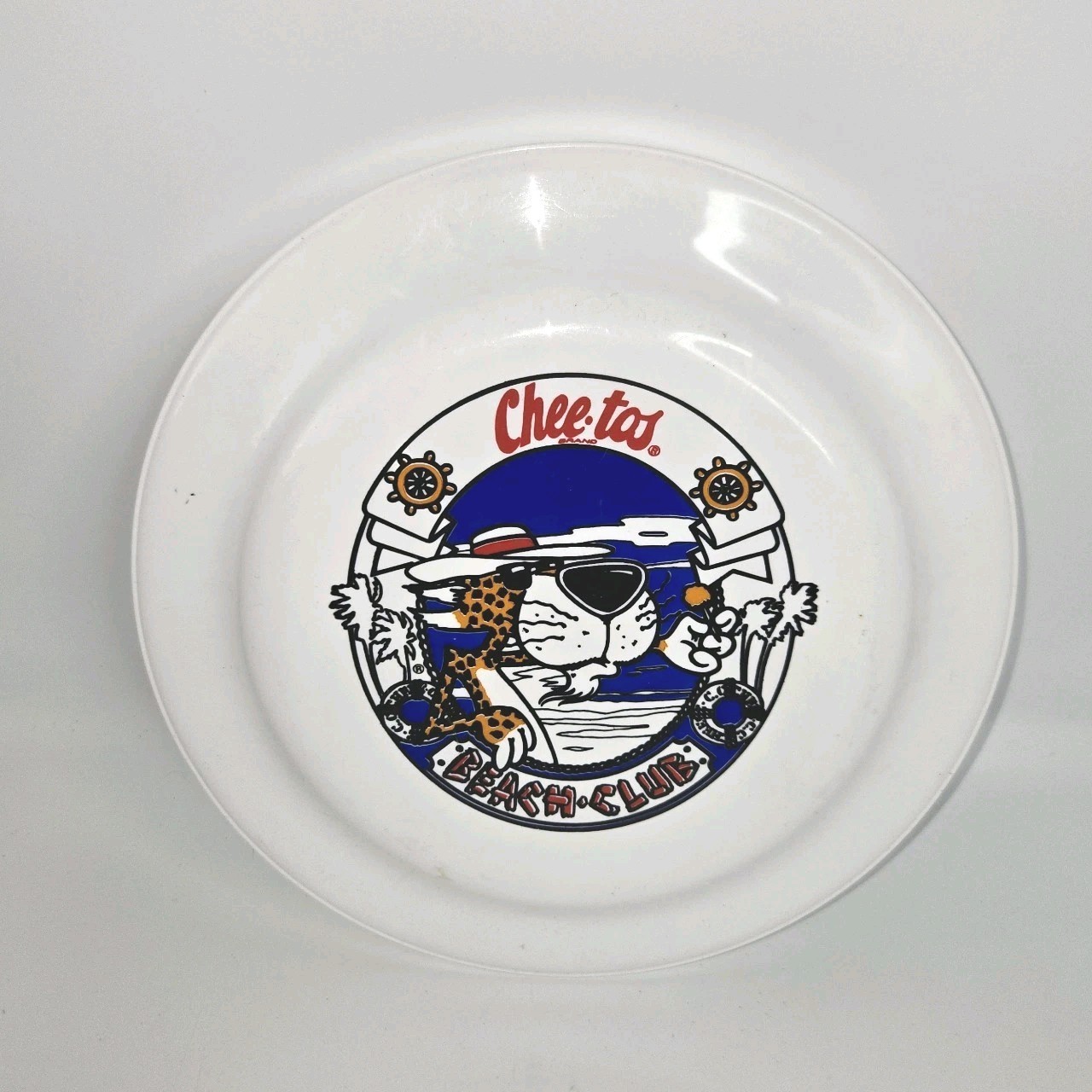 Cheetos Chester Cheetah Frisbee Flying Toy Promotional 1990s Beach Club