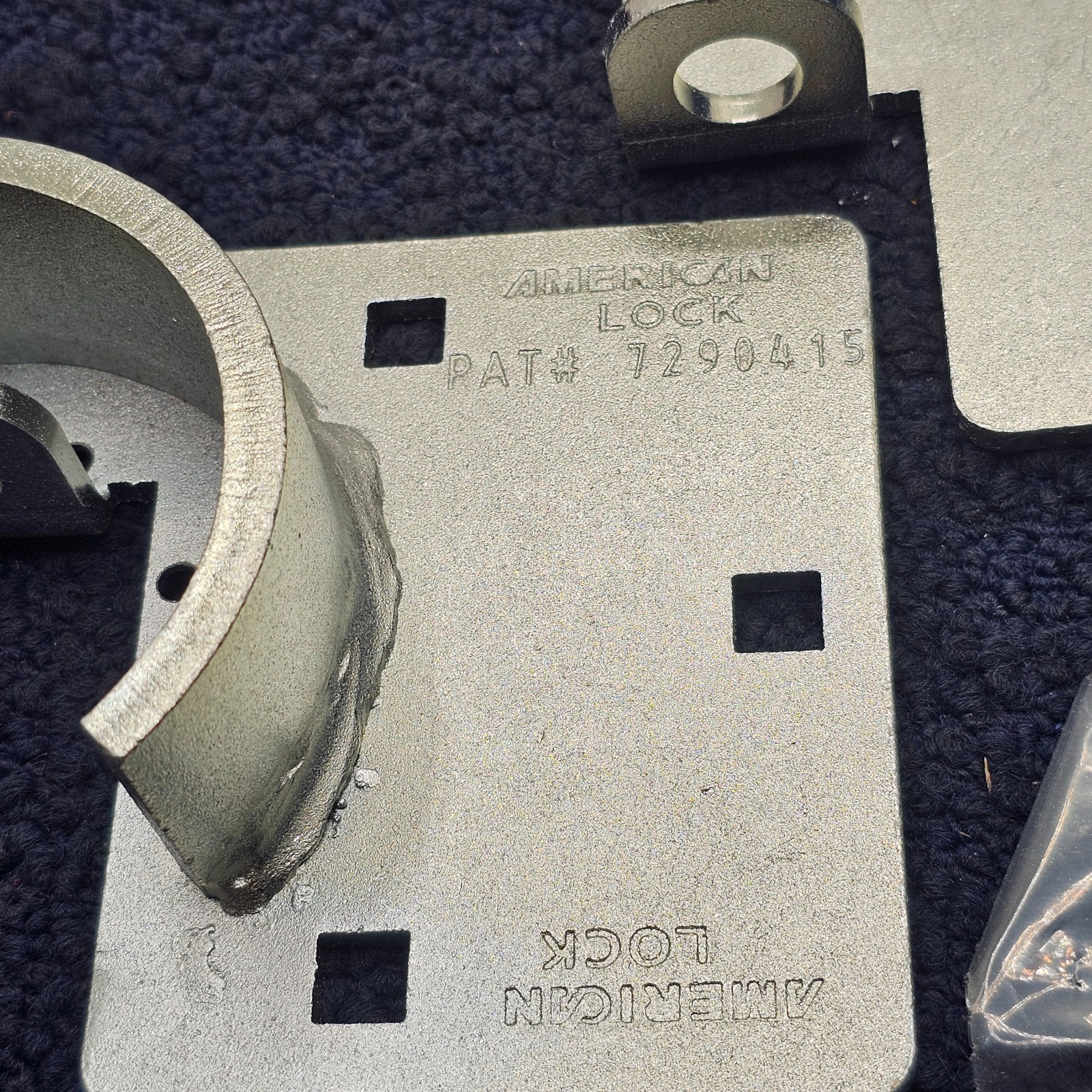 American Lock A801 Van Locks, Open, Rectangular Steel Body