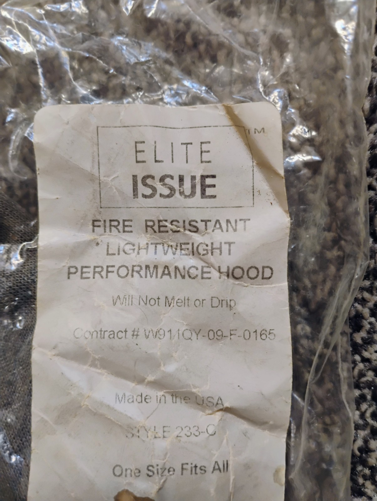 Elite Issue Fire Resistant Lightweight Performance Hood Balaclava