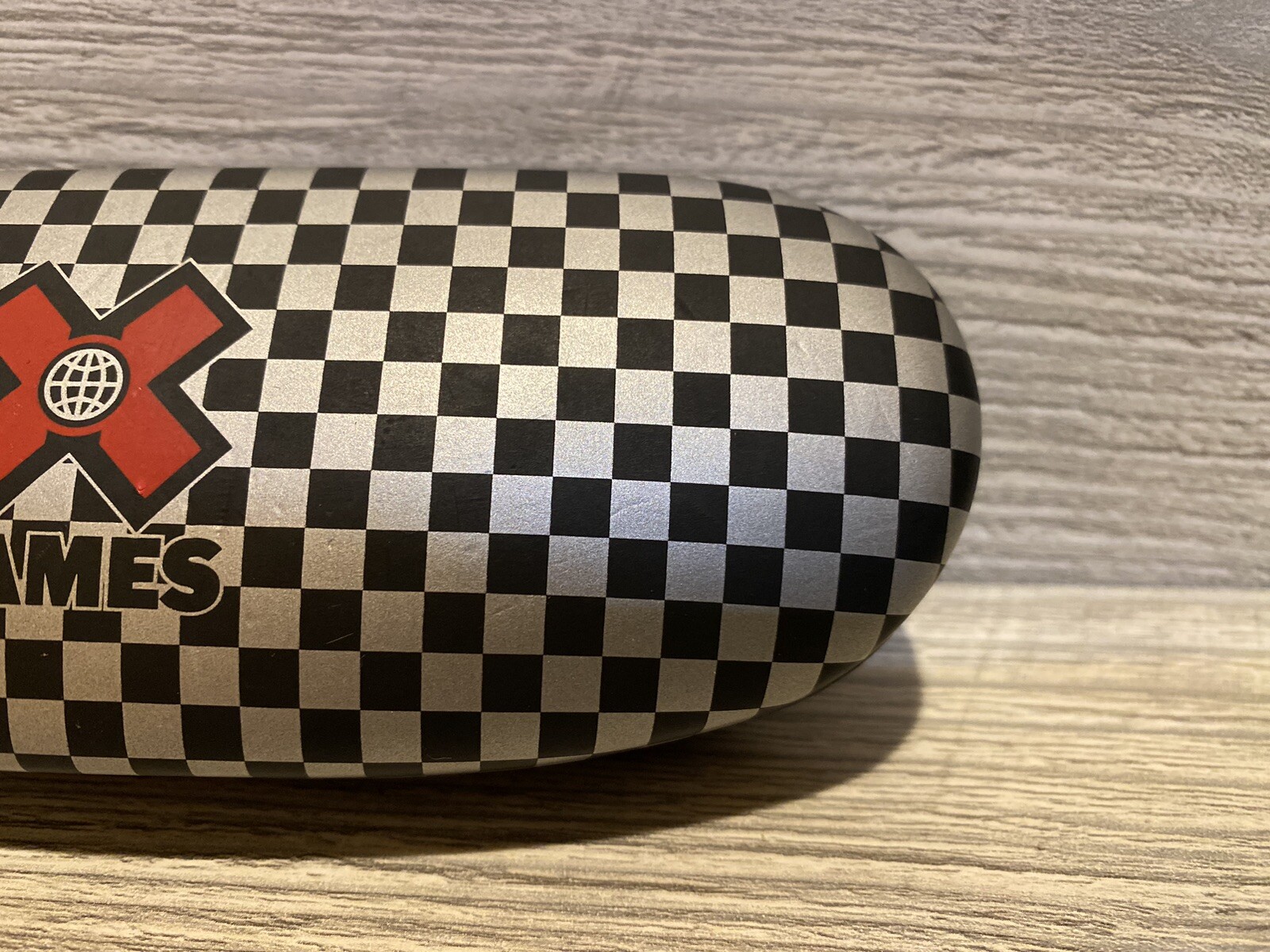 X Games Eye Glass Sunglasses Hard Case Logo Red Felt Lining Case Only EUC