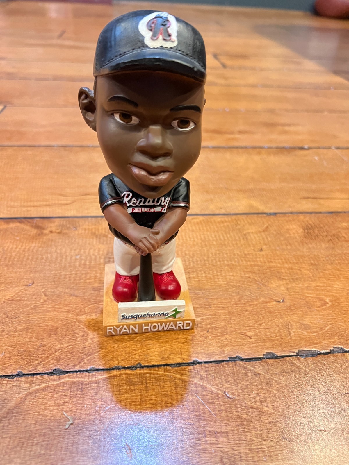 RARE MILB READING PHILLIES SGA 2000s RYAN HOWARD SUSQUEHANNA BOBBLEHEAD NO BOX