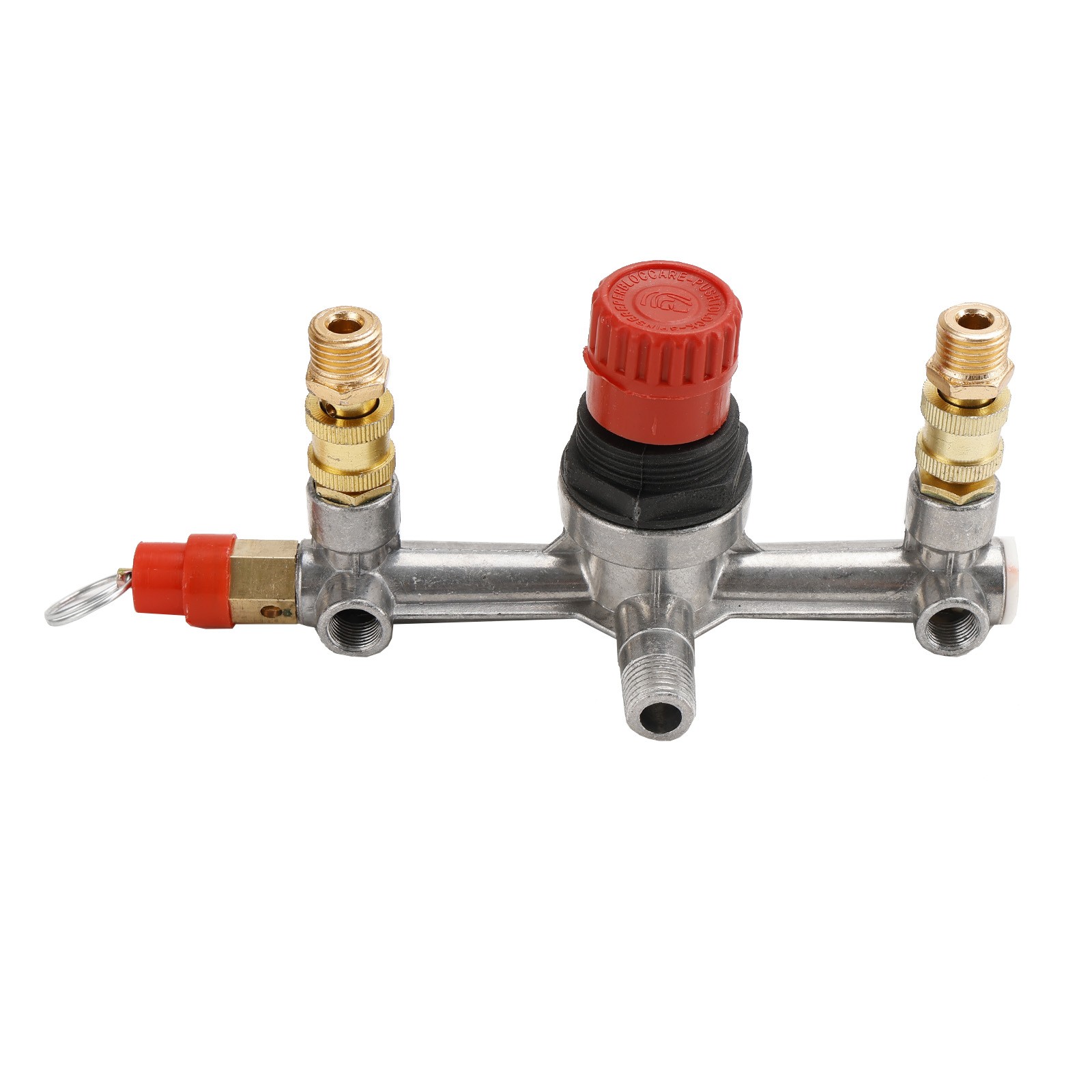 Air Compressor Pressure Valve Switch-Control Manifold Regulator Gauges Tool KIT