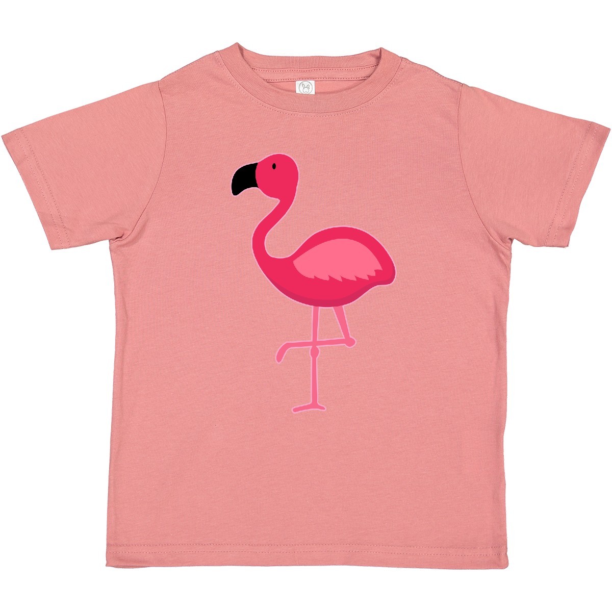 Inktastic Pink Flamingo Toddler T-Shirt Birds Animals Cute Child Preschooler Kid