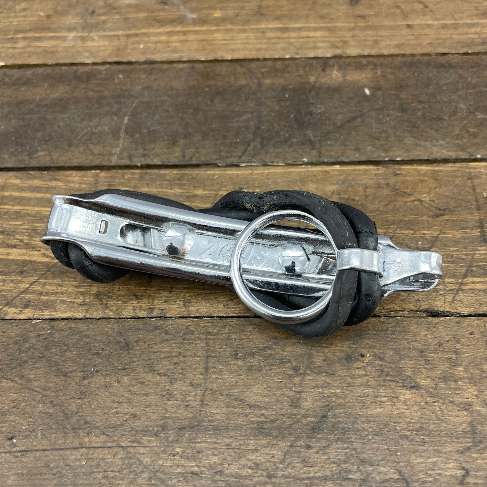 Vintage Zeus Tire  Holder Seat Mount PARTS 1970s Eroica Chrome Spain Eroica