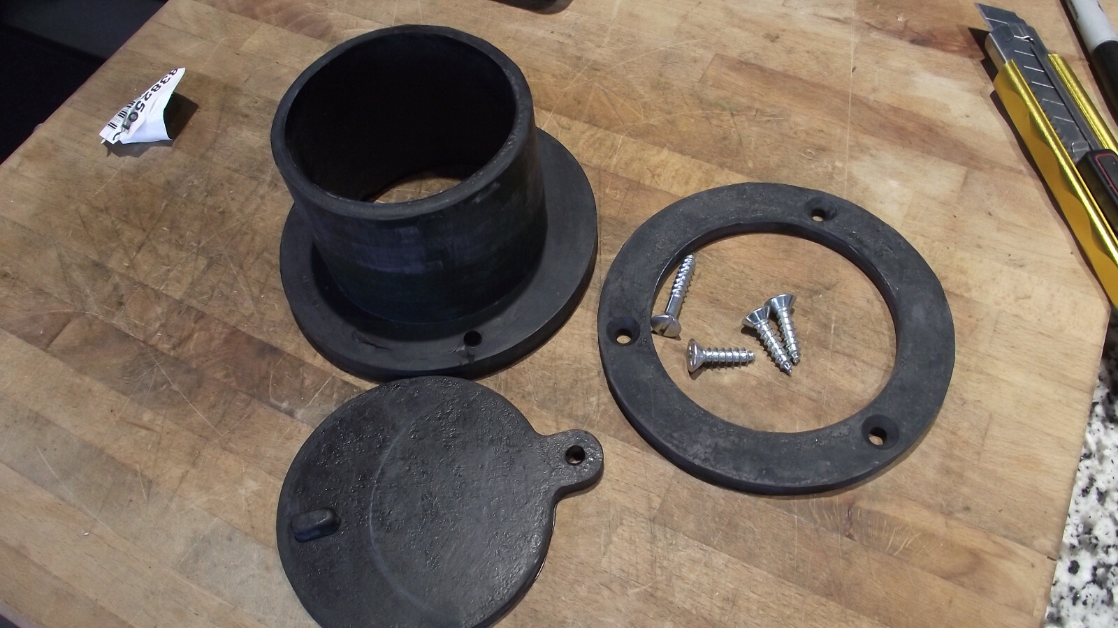 RUBBER EXHAUST DOOR PORT DF-25 2.5" OPENING