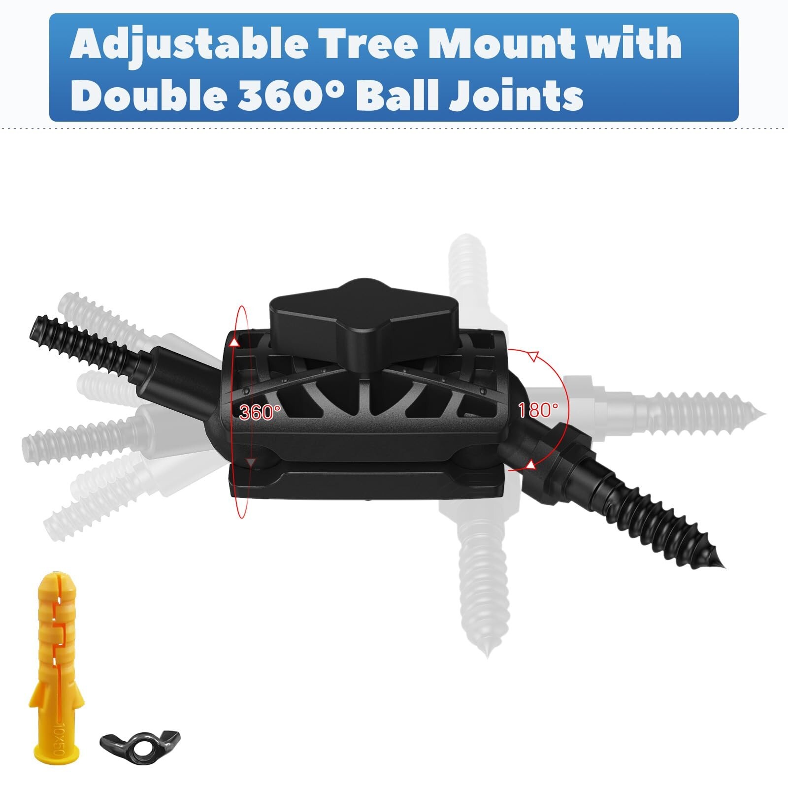 Adjustable Trail Camera Tree Mount: Game Camera Outdoor Mounting Bracket Hold...