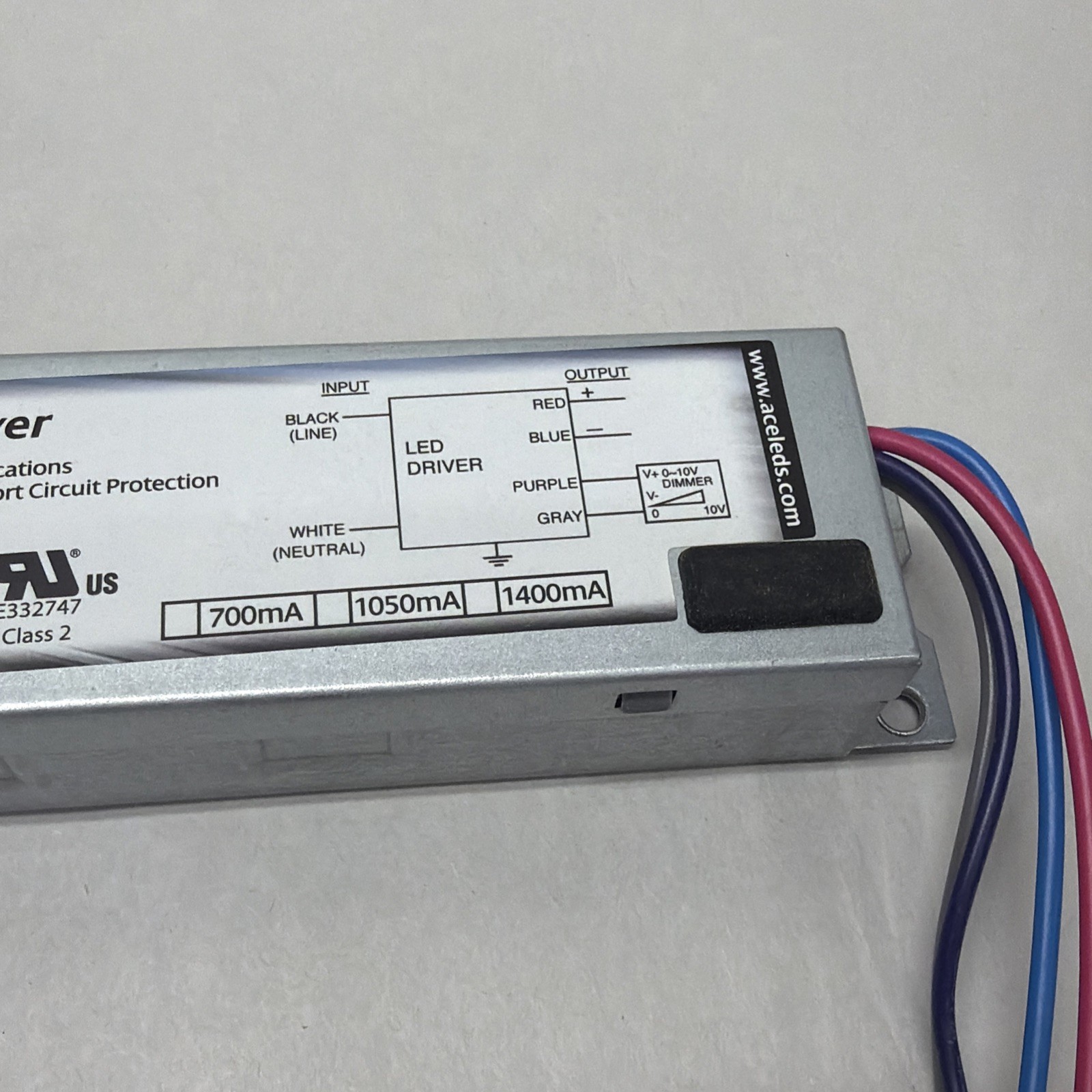 Switch-Hitter LED Driver AC Electronics AC-60CD1.4BTMT LED BALLAST 60W OUTPUT