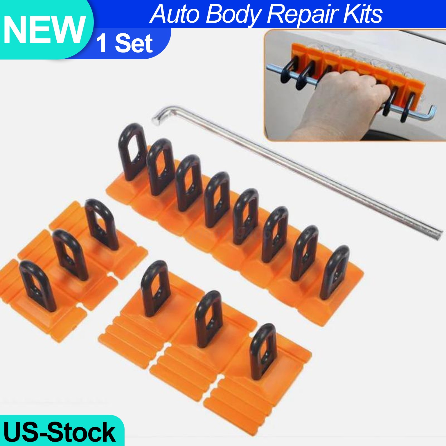 Auto Body Repair Kits Puller Glue Tabs Combo Set Car Paintless Dent Removal Tool