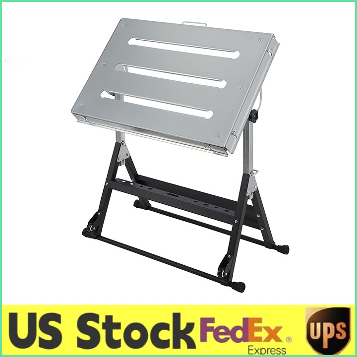 400/500/1000 LBS Folding Portable Welding Workbench W/Adjustable Height Industri