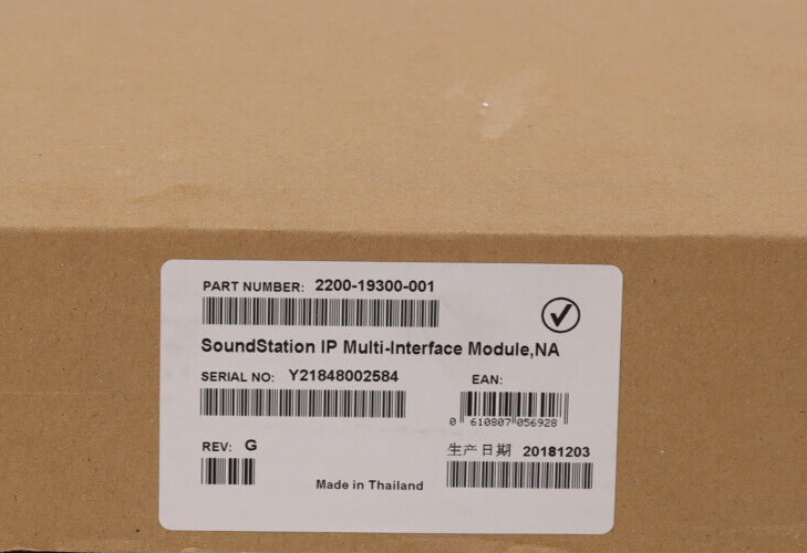 Polycom 2200-19300-001 SoundStation IP 7000 Multi-Interface Module o537
