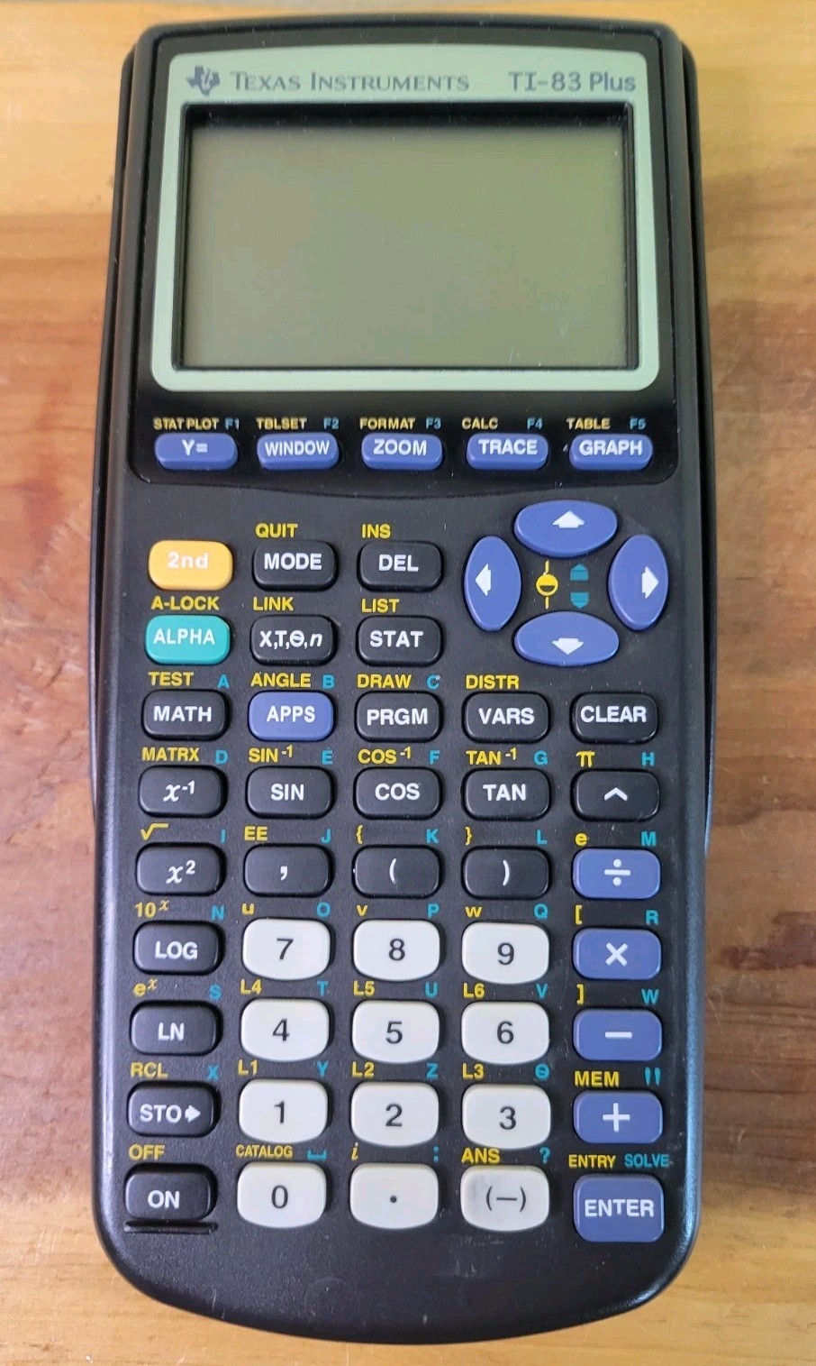 Texas Instruments TI-83 Plus Graphing Calculator Tested Working w/ Cover