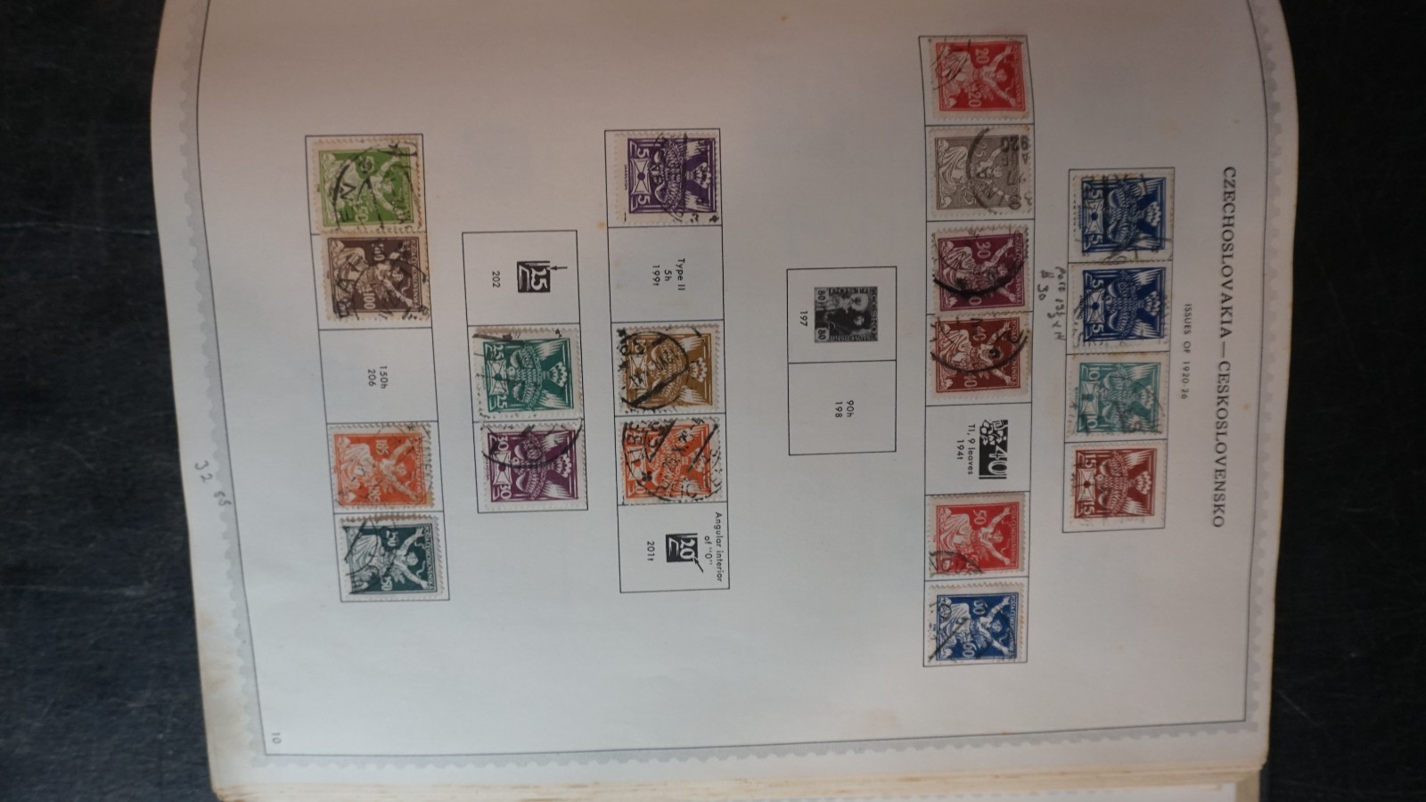 Czechoslovakia nice collection in album