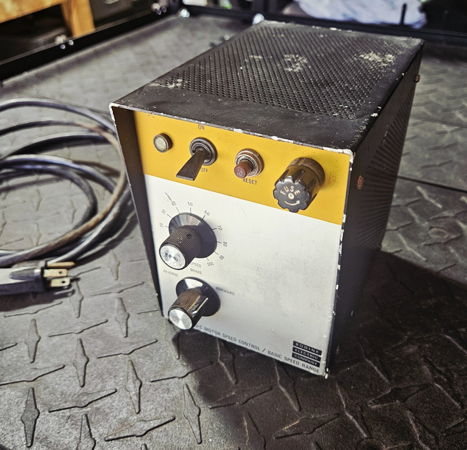 Bodine 600 DC Motor Speed Control