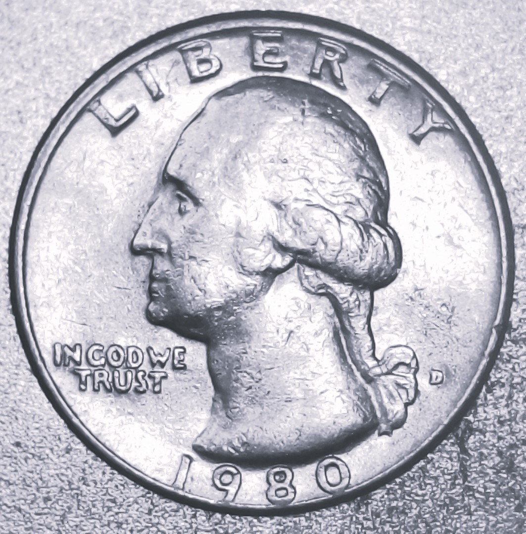 US 1980 D Washington Quarter Circulated Ungraded Denver Mint