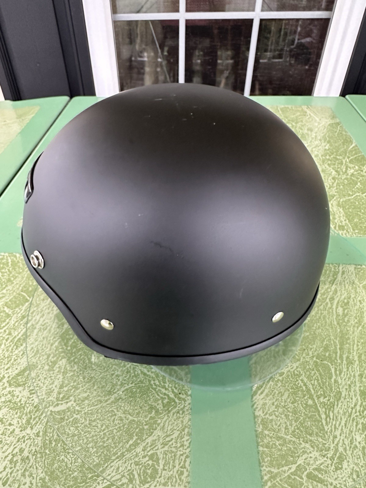 Core Cruiser-X Half Helmet (Black Medium) DOT Certified