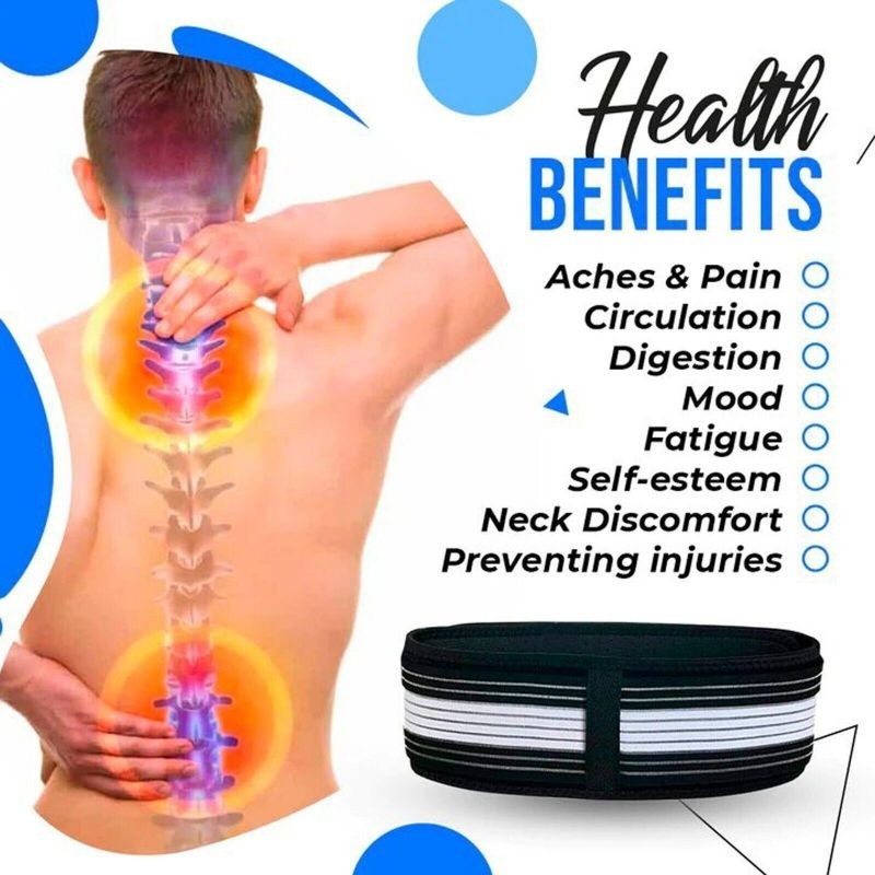 The Plus Size Back Wrap Back Pain Relief Support Lower Lumbowrap Hip & Lower