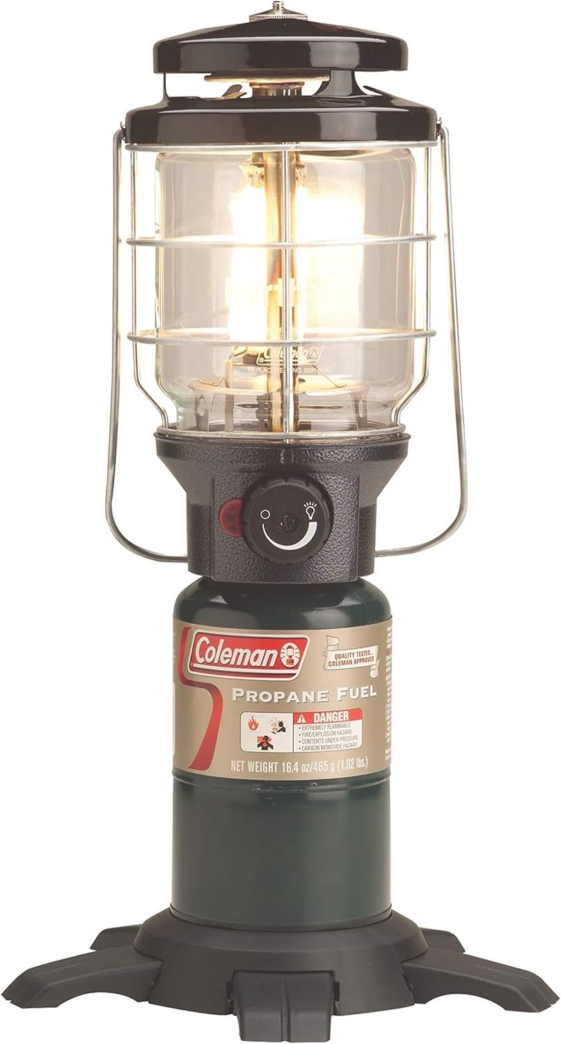 Coleman Northstar 1500 Lumens Gas Lantern with Matchless Lighting, Folding Propa