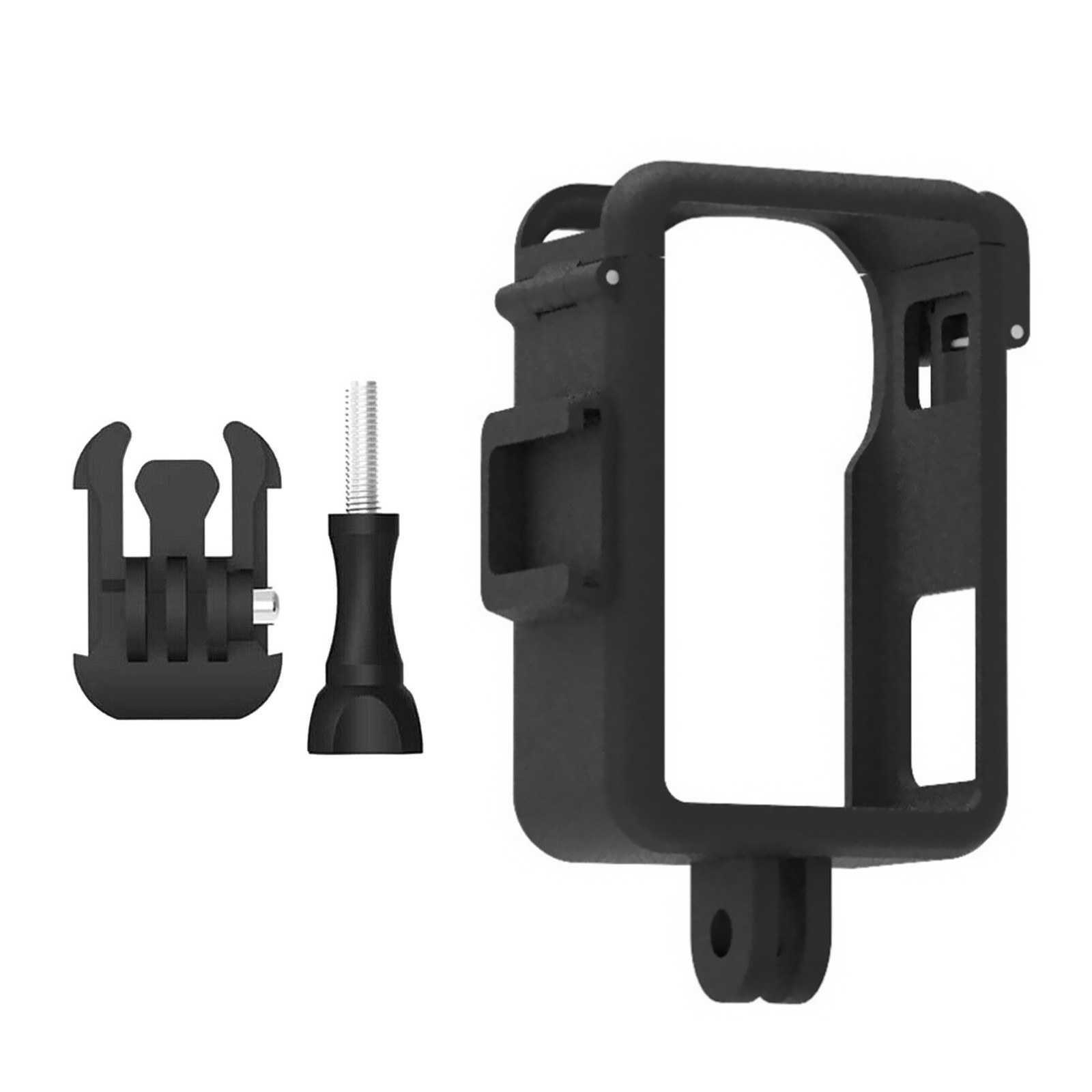 Quick Release Protective Frame Case Cover with Cold Shoe for DJI Osmo Action 3