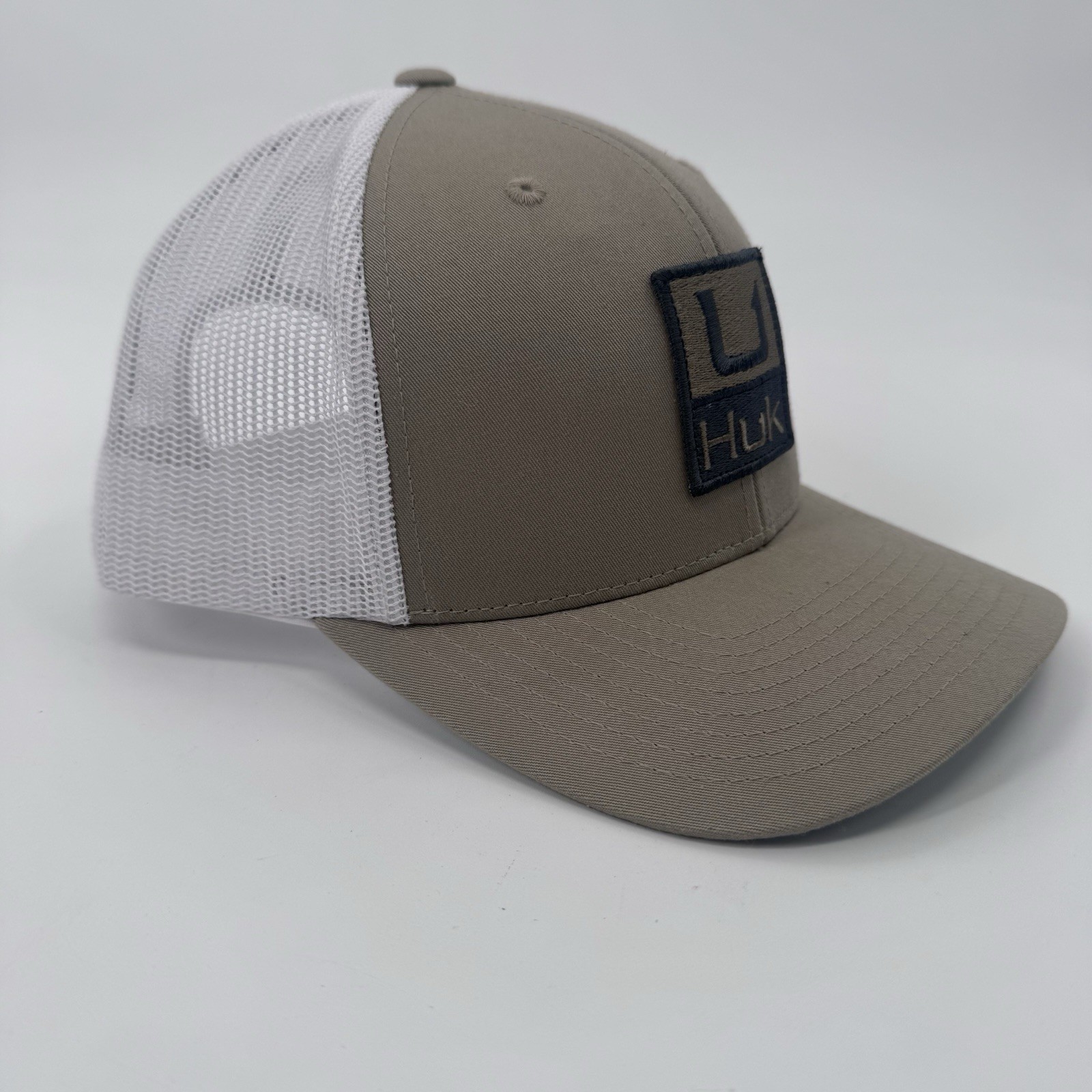Huk Huk'd Up Trucker Hat Cap Tan And White Adjustable Snapback Fast Shipping