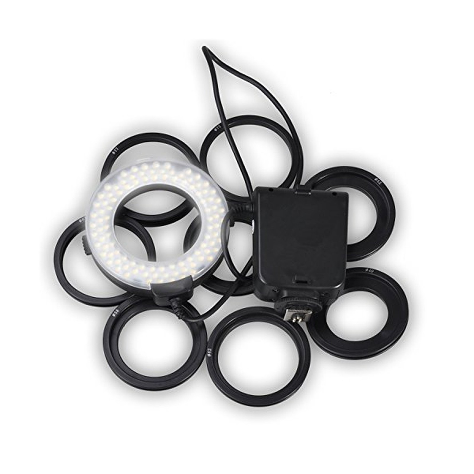 Dual Macro LED Ring Light/Flash Compatible with Nikon D7200 (Applicable for A...