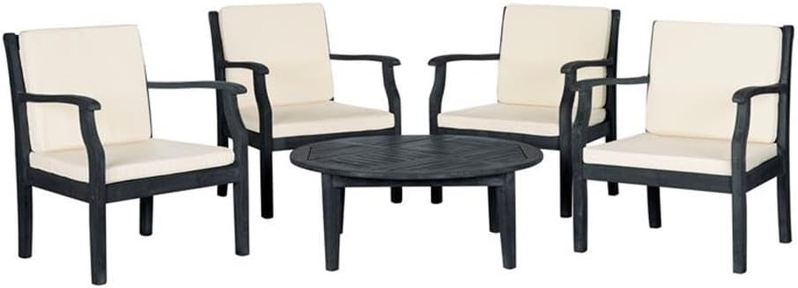 SAFAVIEH Outdoor Living Collection Anaheim 5-Piece Outdoor Living Set