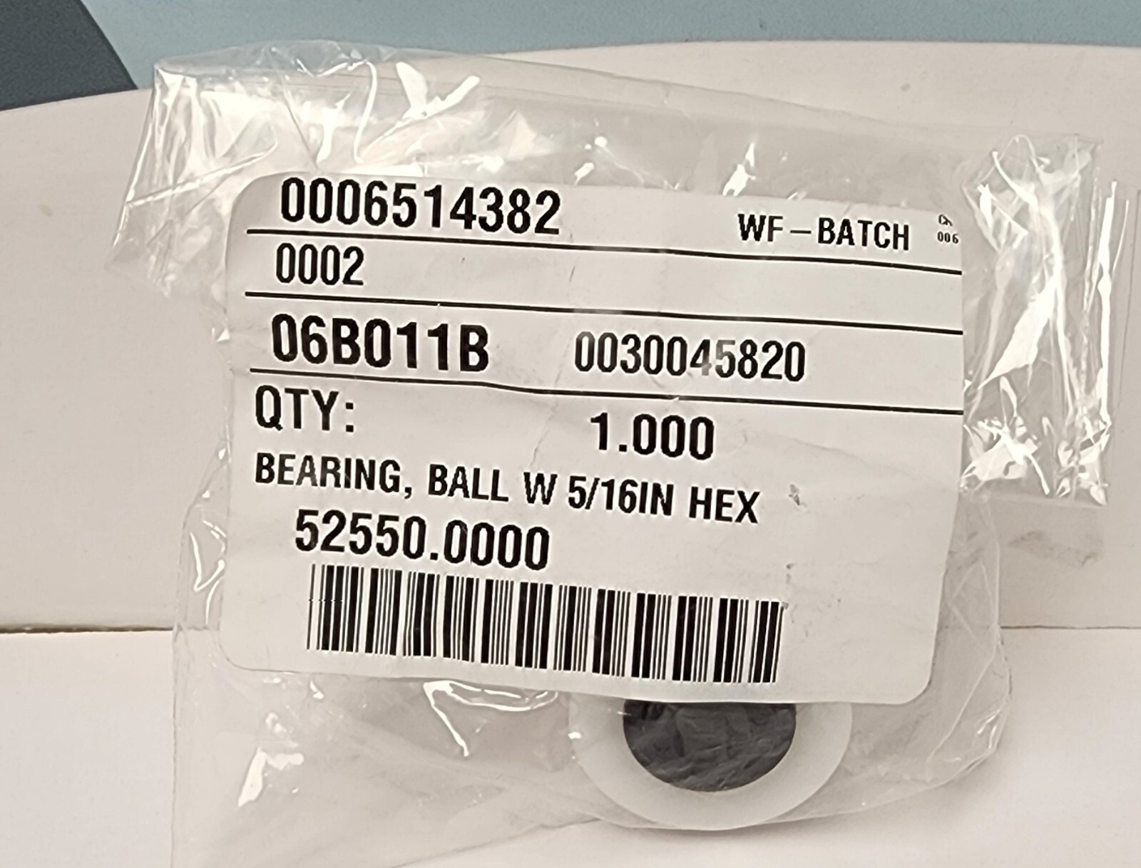 1 new Bunn 52550.0000 BEARING BALL W 5/16IN HEX
