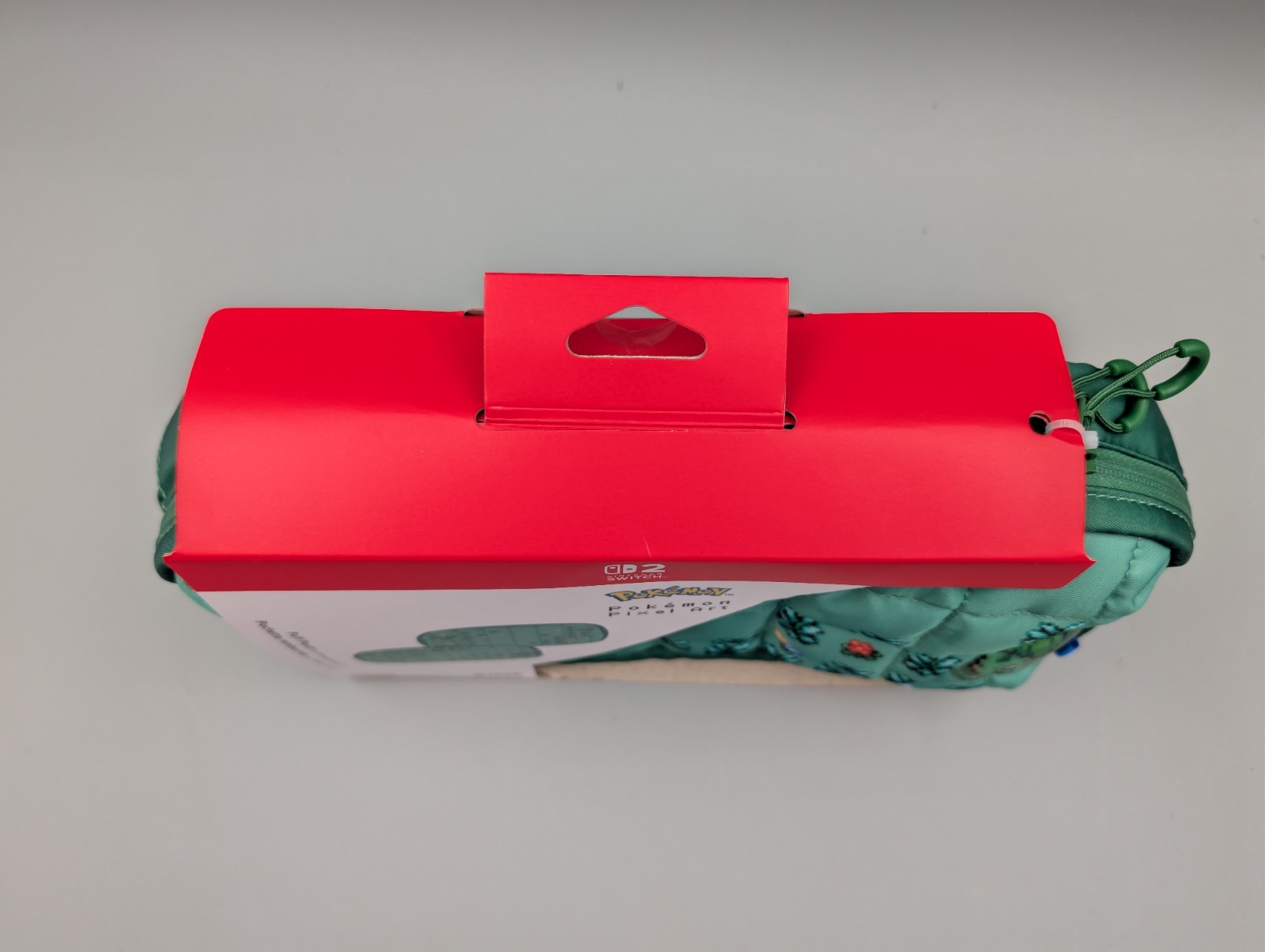 HORI Puff Pouch (Pokemon Pixel Green) for Nintendo Switch 2/OLED/Base Model Case