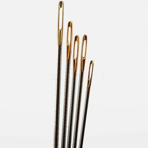 10X Leather Canvas Sewing Stitching Needles Leathercraft Handmade Repair Tool E
