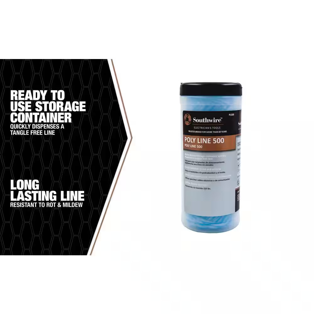 500 Ft. 210 Lbs. Tensile Strength Poly Line