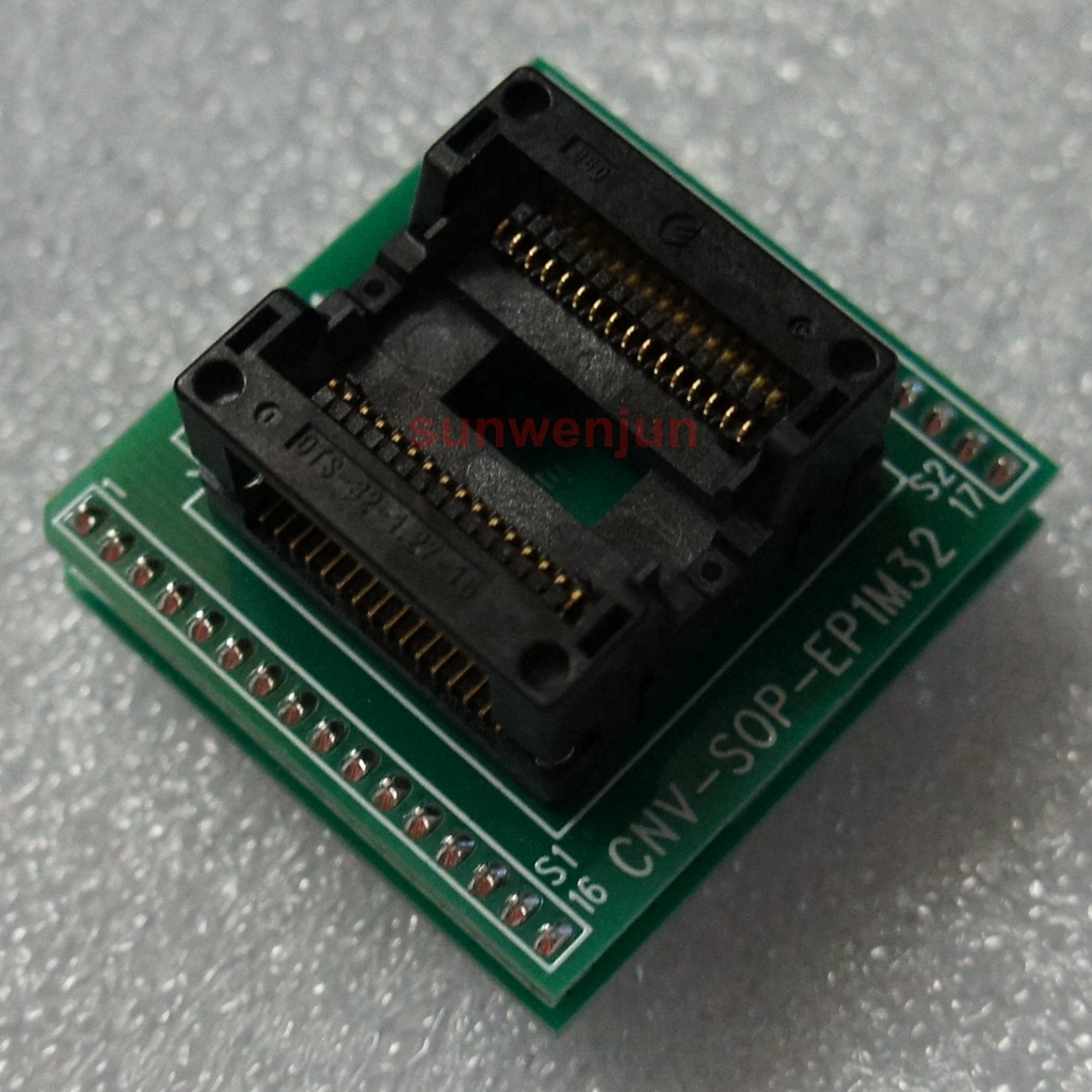 CNV-SOP-DIP32 ENPLAS SOP32/SO32/SOIC32 TO DIP32 IC Socket Programmer Adapter