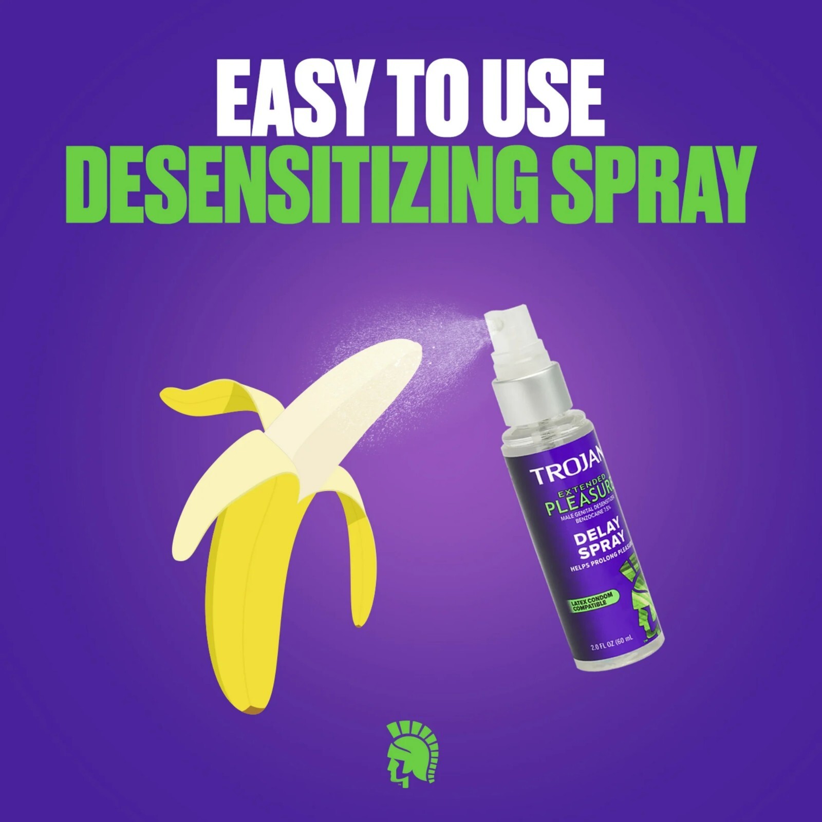 Extended Pleasure Delay Spray for Men, 2.0 Fl Oz.