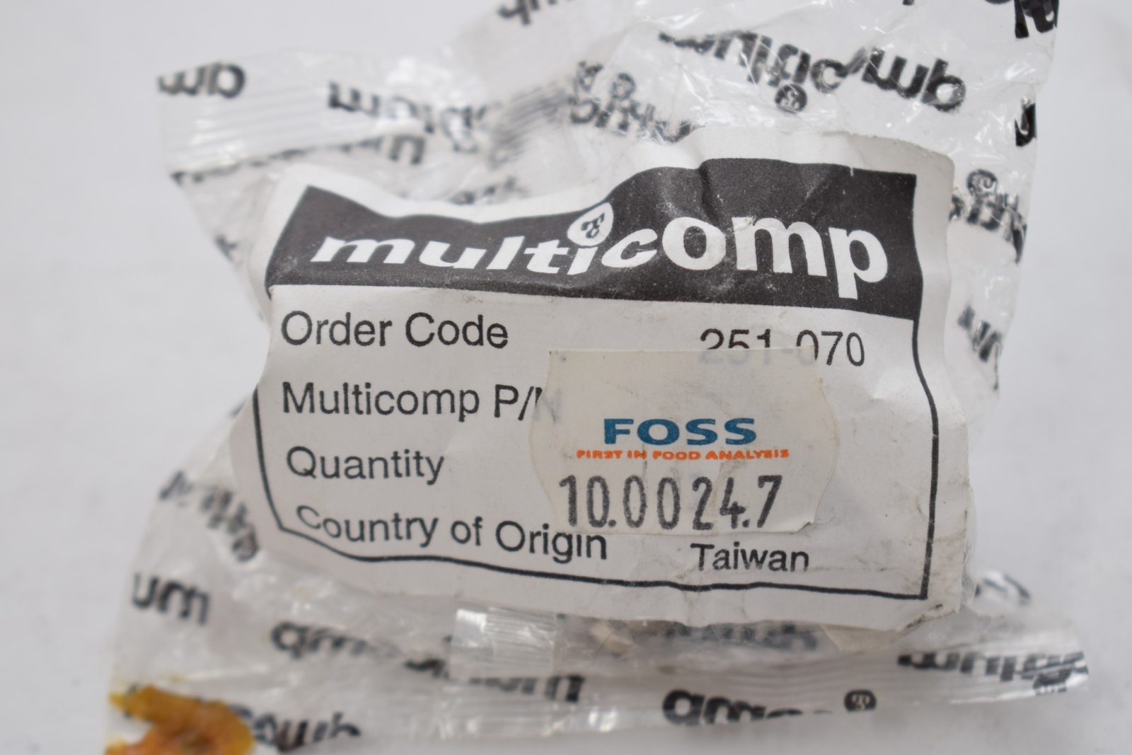 NEW FOSS Milkoscan 1000247 Multicomp Connector