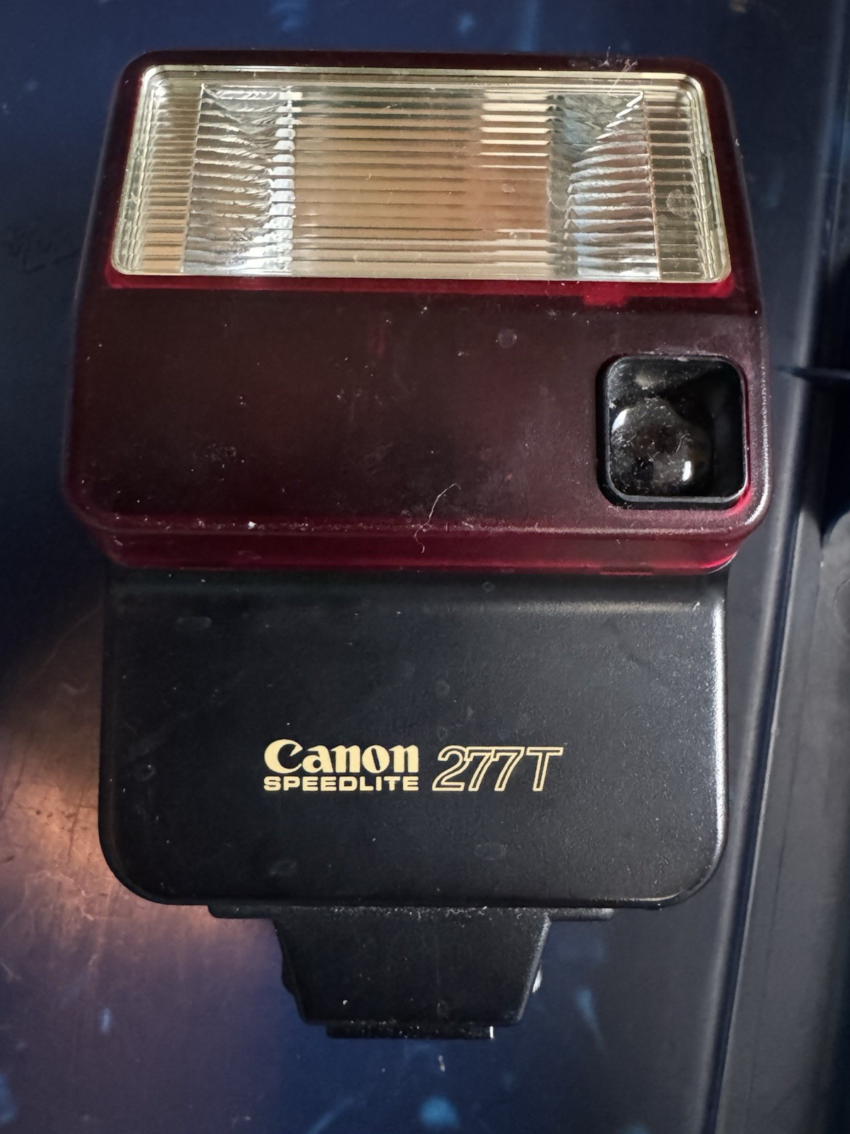 Canon Speedlite 277T Shoe Mount Flash For Canon Film Camera Not Tested Partsonly