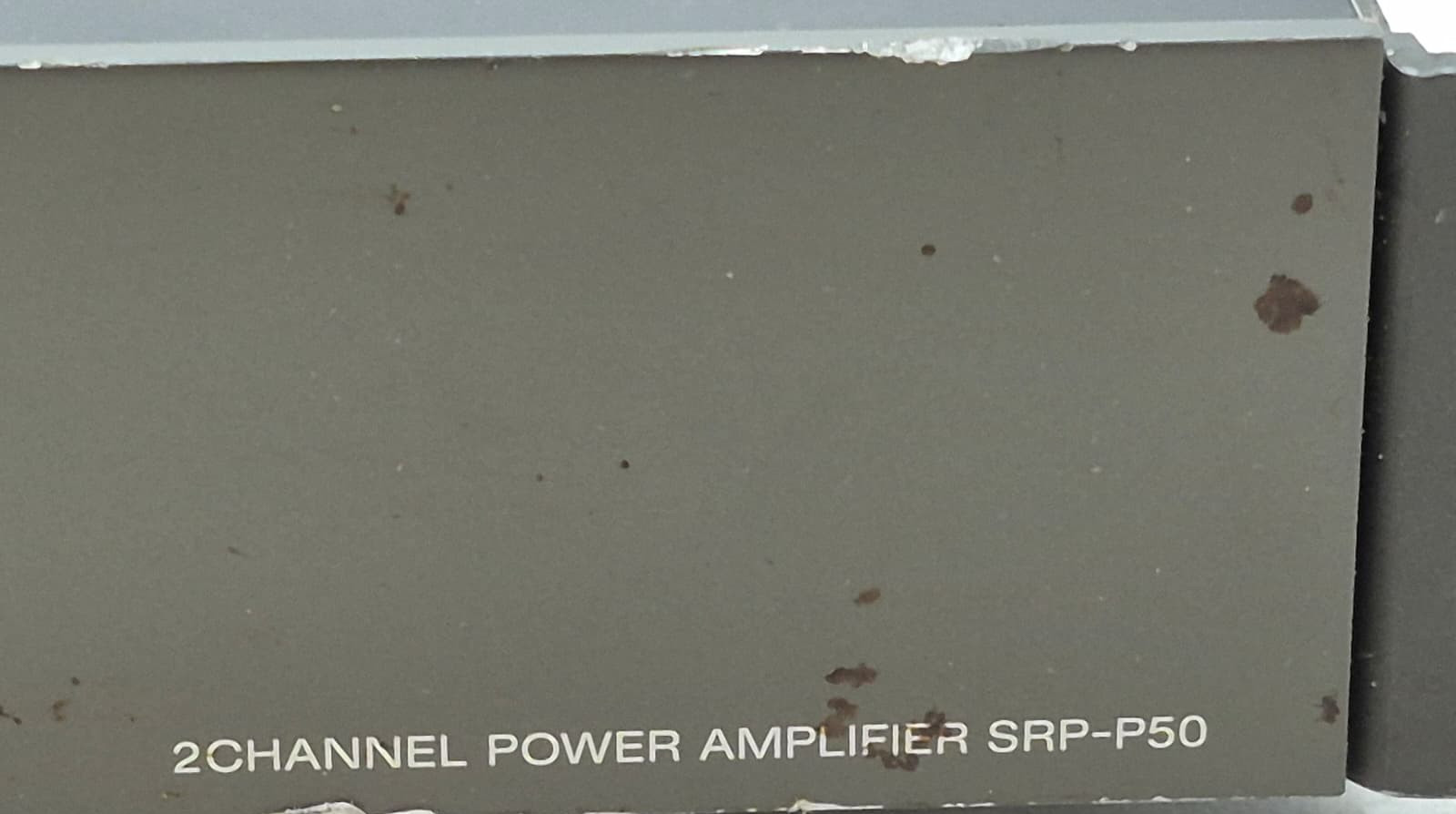SONY SRP-P50 POWER AMPLIFIER - Missing Volume Knob
