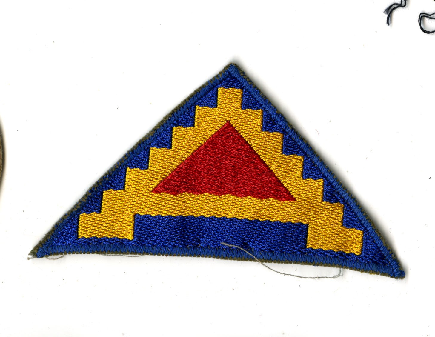 Seventh Army German Made Patch Vintage Original Bevo Weave