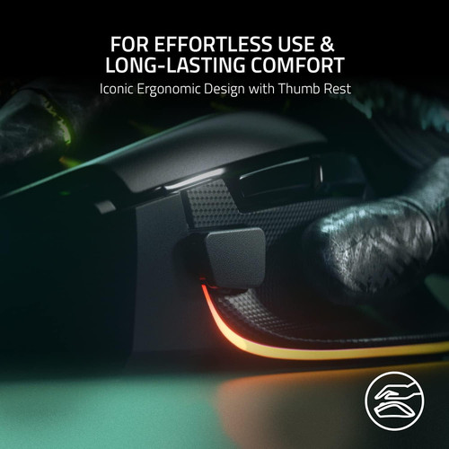 Razer Basilisk V3 Customizable Ergonomic Gaming Mouse: Fastest Black