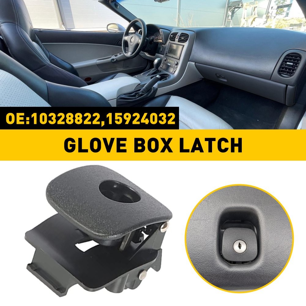 Glove Lock Box Compartment Latch Handle Replacement For 97-13 Chevrolet Corvette