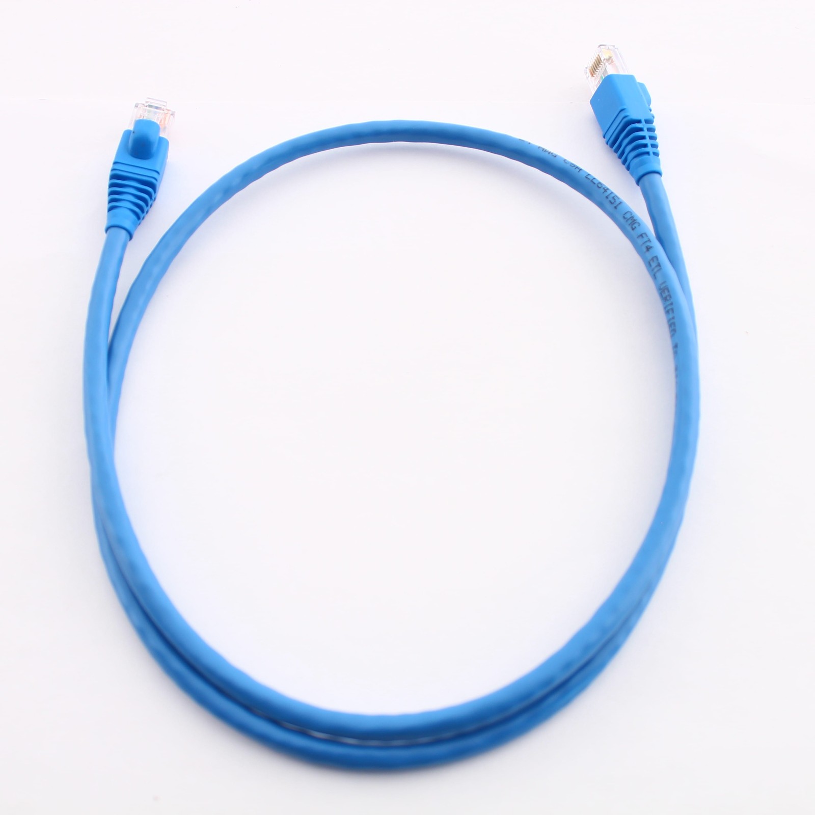 Leviton 62460-3L Blue CAT6+ 3FT Extreme Ethernet Cable Data Center Patch Cord