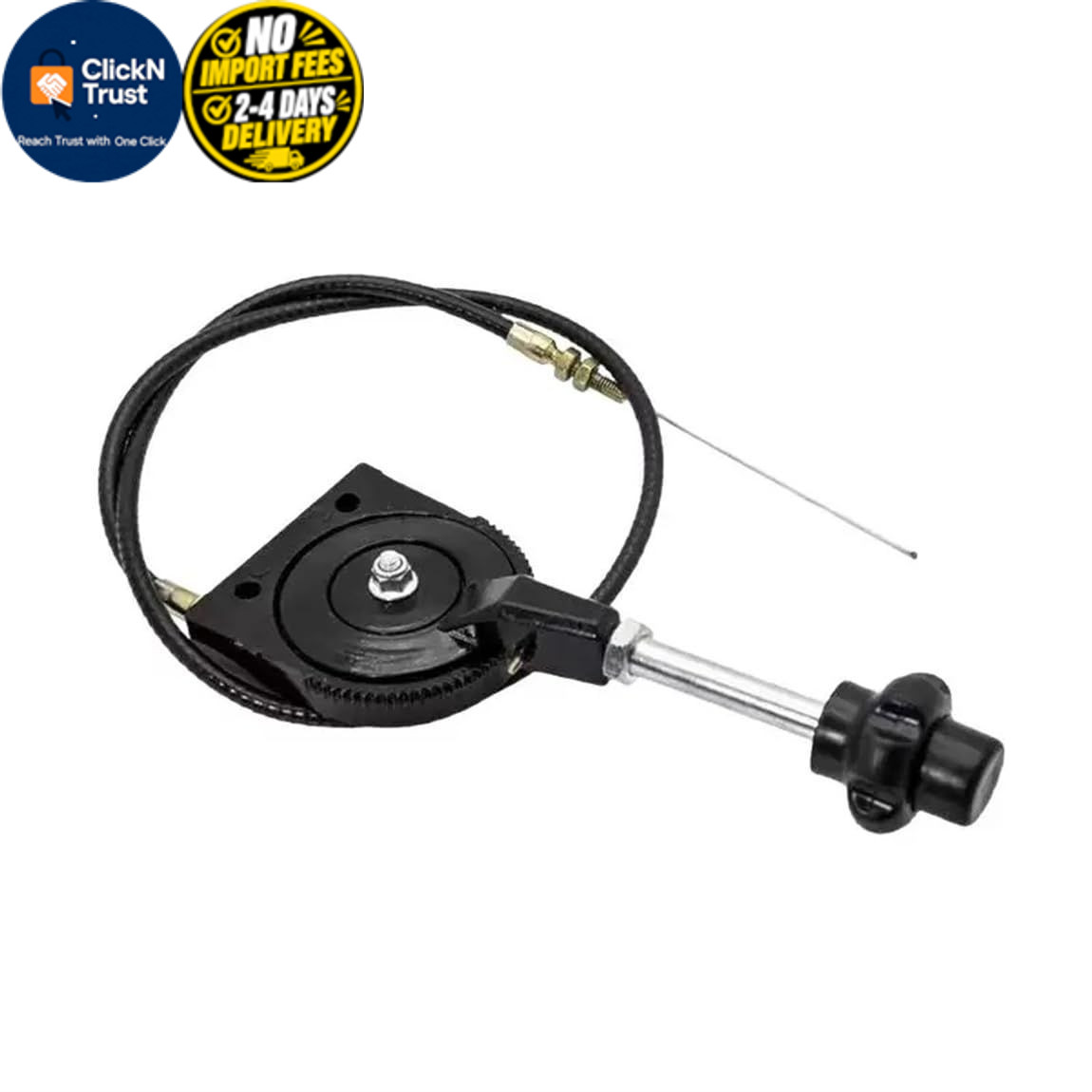 Oispyer Excavator Throttle Cable Controller Handle Manual Control...