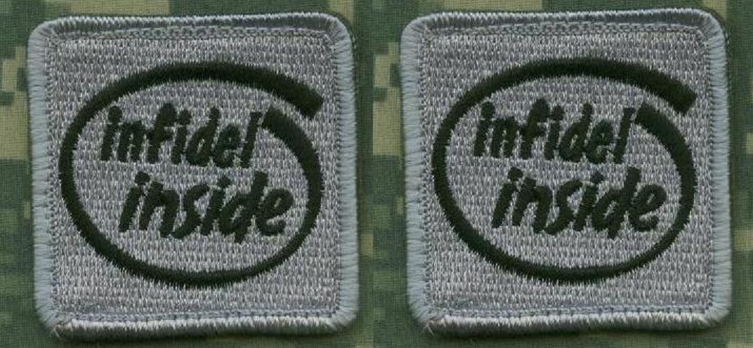 ELITE PROFESSIONAL NINJA NETWORK burdock velkrö PATCH: INFIDEL SP OPS OPERATOR b