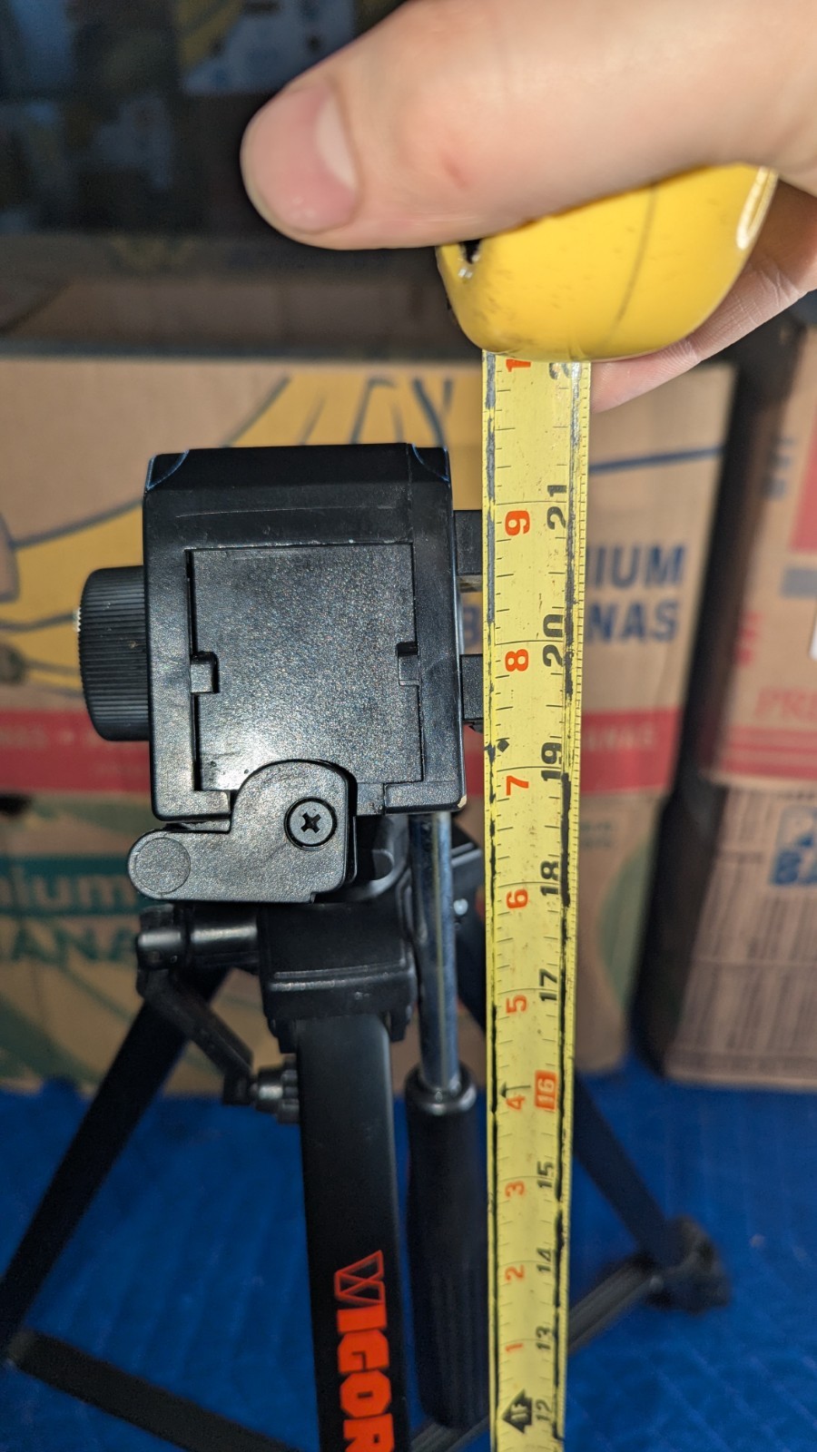 Vigor 725 Fluid Dynamic Tripod 21" - 45" Inch