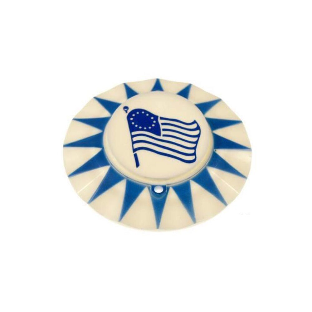Bally FREEDOM Pinball Machine POP BUMPER CAP Blue Flag Blue Star